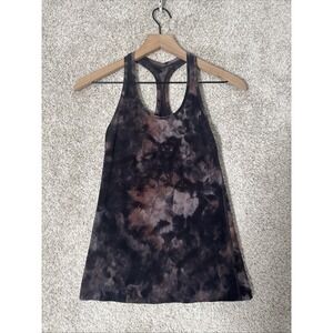 Lululemon Graphite Gray Pink Diamond Dye Nulu CRB Cool Racerback Tank